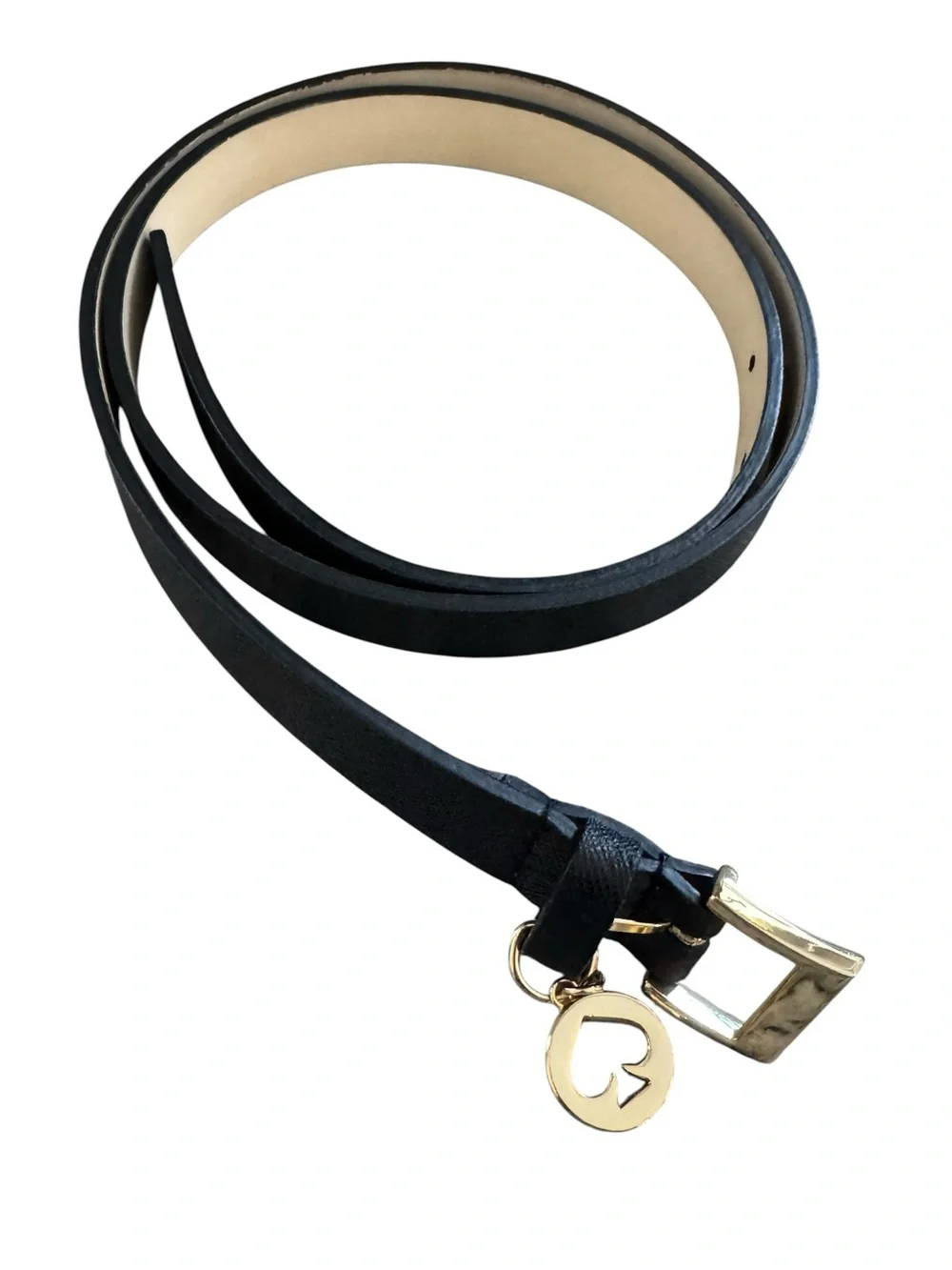 Kate Spade Leather five hole belt size medium